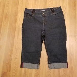 Lee Natural Fit, Blue Jean Bermuda shorts, Sz 16W